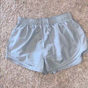 Light gray Nike shorts